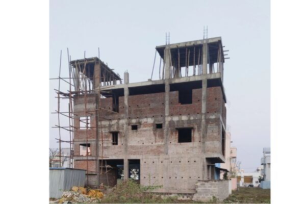 Residential renovation and new construction work in progress