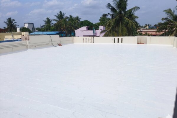 Exterior wall painting service protecting building from weather damage