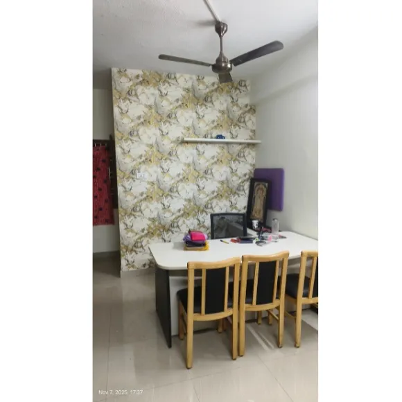 Executive office room with modern desk and stylish interior design