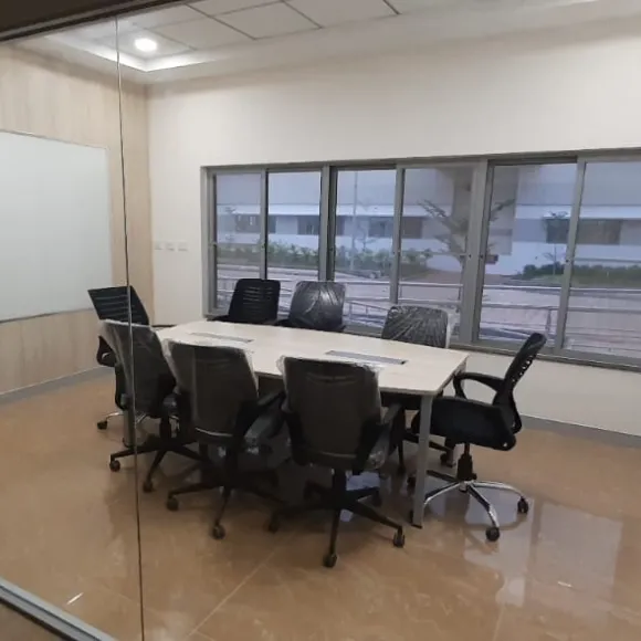 Custom office room designed for productivity and comfort