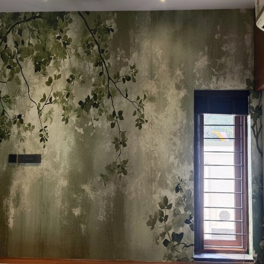 Modern 3D wallpaper design for stylish interior wall decoration